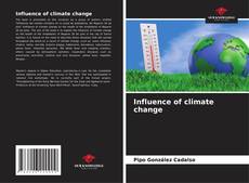 Influence of climate change kitap kapağı