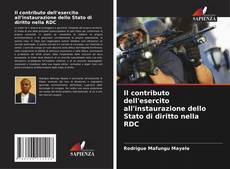 Обложка Il contributo dell'esercito all'instaurazione dello Stato di diritto nella RDC