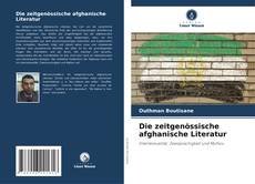 Portada del libro de Die zeitgenössische afghanische Literatur