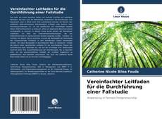 Portada del libro de Vereinfachter Leitfaden für die Durchführung einer Fallstudie