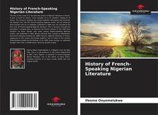 Buchcover von History of French-Speaking Nigerian Literature