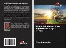 Capa do livro de Storia della letteratura nigeriana di lingua francese 