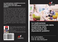 Couverture de La motivazione multidimensionale della leadership nella performance dei dipendenti pubblici