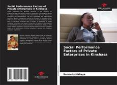 Capa do livro de Social Performance Factors of Private Enterprises in Kinshasa 