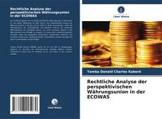 Rechtliche Analyse der perspektivischen Währungsunion in der ECOWAS kitap kapağı