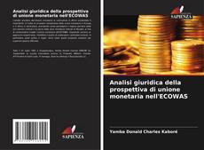 Buchcover von Analisi giuridica della prospettiva di unione monetaria nell'ECOWAS