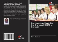Buchcover von Prevalenza dell'epatite B e C presso il CNTS in Burundi