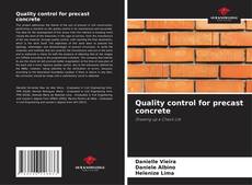 Quality control for precast concrete kitap kapağı