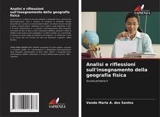 Copertina di Analisi e riflessioni sull'insegnamento della geografia fisica