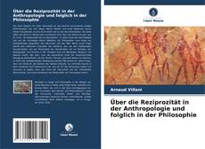 Portada del libro de Über die Reziprozität in der Anthropologie und folglich in der Philosophie