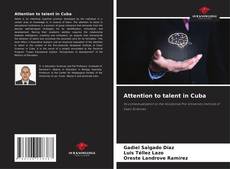 Attention to talent in Cuba kitap kapağı