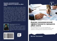 Portada del libro de Анализ экономической эффективности процесса убоя скота