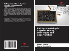 Capa do livro de Entrepreneurship in Algeria: Reality, challenges and opportunities 