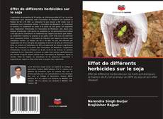 Capa do livro de Effet de différents herbicides sur le soja 