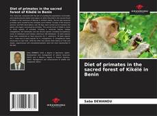Buchcover von Diet of primates in the sacred forest of Kikélé in Benin