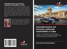 Обложка Considerazioni sul turismo culturale sostenibile a Cuba