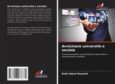 Bookcover of Avvicinare università e società