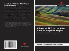 Portada del libro de A look at SPD in the Alto Vale do Itajaí-SC region
