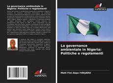 Capa do livro de La governance ambientale in Nigeria: Politiche e regolamenti 