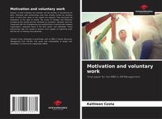 Motivation and voluntary work kitap kapağı