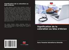 Portada del libro de Signification de la coloration au bleu d'Alcian