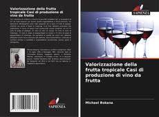 Capa do livro de Valorizzazione della frutta tropicale Casi di produzione di vino da frutta 