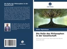 Die Rolle des Philosophen in der Gesellschaft kitap kapağı