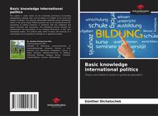 Обложка Basic knowledge international politics