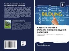 Buchcover von Базовые знания в области международной политики