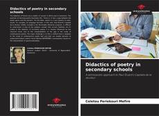 Capa do livro de Didactics of poetry in secondary schools 