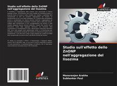 Portada del libro de Studio sull'effetto dello ZnONP nell'aggregazione del lisozima