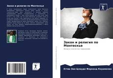 Закон и религия по Монтескье kitap kapağı