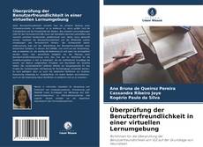 Capa do livro de Überprüfung der Benutzerfreundlichkeit in einer virtuellen Lernumgebung 