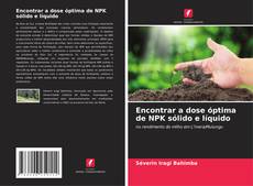 Buchcover von Encontrar a dose óptima de NPK sólido e líquido