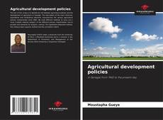 Buchcover von Agricultural development policies