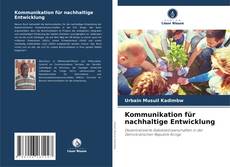 Capa do livro de Kommunikation für nachhaltige Entwicklung 