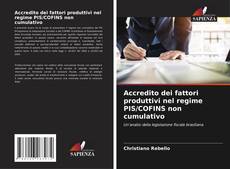 Bookcover of Accredito dei fattori produttivi nel regime PIS/COFINS non cumulativo