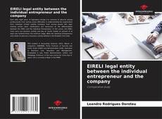 Capa do livro de EIRELI legal entity between the individual entrepreneur and the company 