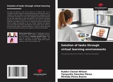 Capa do livro de Solution of tasks through virtual learning environments 