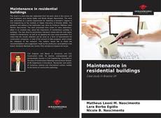 Обложка Maintenance in residential buildings