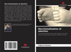 Capa do livro de Decriminalisation of abortion 