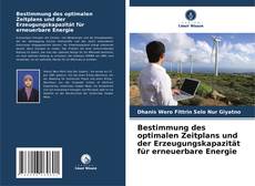 Portada del libro de Bestimmung des optimalen Zeitplans und der Erzeugungskapazität für erneuerbare Energie