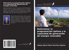 Copertina di Determinar la programación óptima y la capacidad de generación de energía renovable