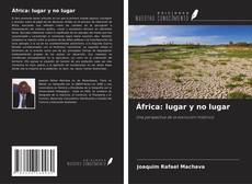 África: lugar y no lugar kitap kapağı
