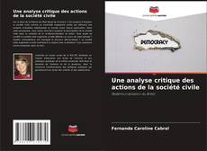 Buchcover von Une analyse critique des actions de la société civile