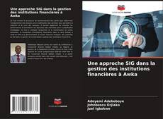 Portada del libro de Une approche SIG dans la gestion des institutions financières à Awka
