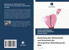 Capa do livro de Bewertung der Wirksamkeit und Sicherheit der chirurgischen Behandlung der BPH 