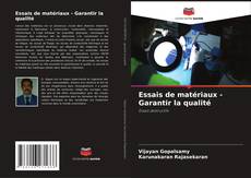 Capa do livro de Essais de matériaux - Garantir la qualité 