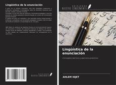 Lingüística de la enunciación kitap kapağı