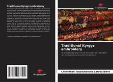 Traditional Kyrgyz embroidery kitap kapağı